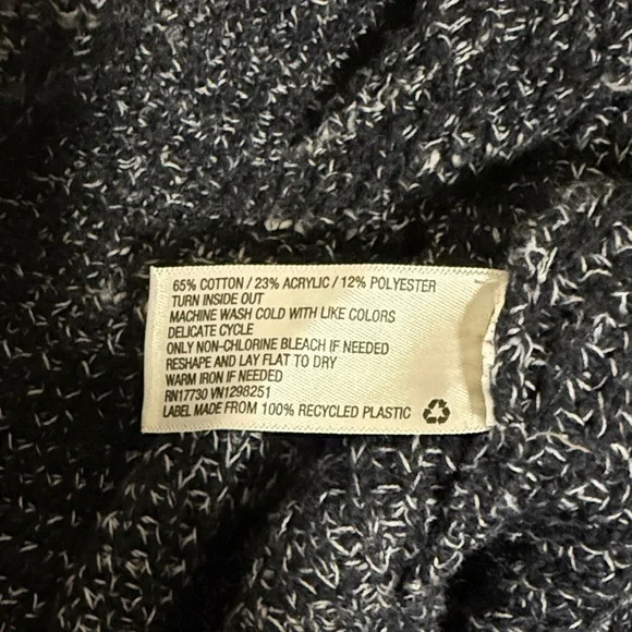 3/$10 Universal Thread Dark Blue Knit Cardigan - Picture 5 of 10